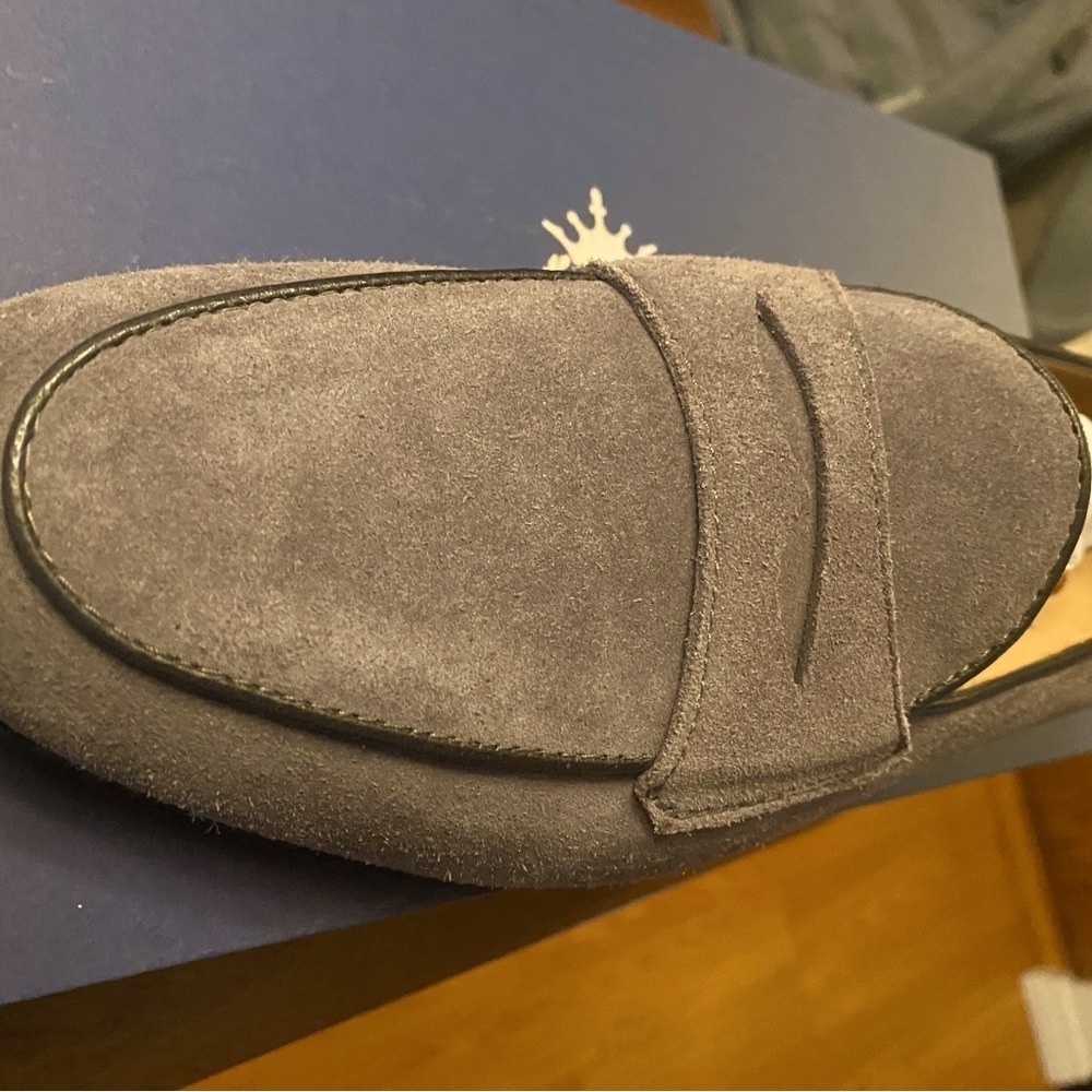 Suede loafers. Brand new never used.